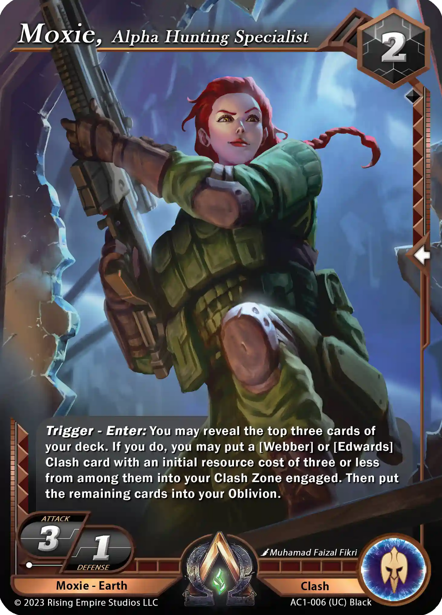 Moxie, Alpha Hunting Specialist