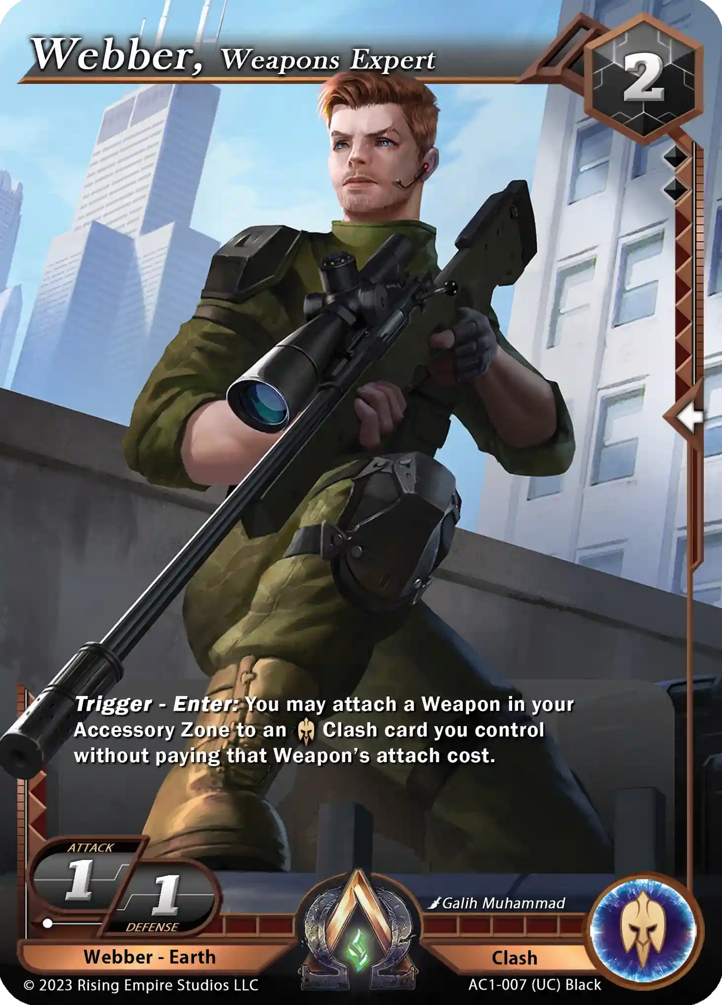 Webber, Weapons Expert