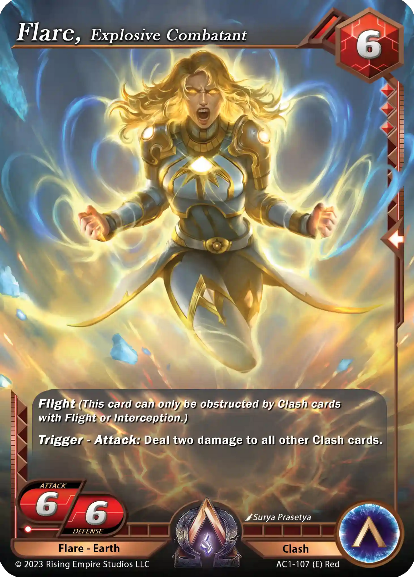 Flare, Explosive Combatant