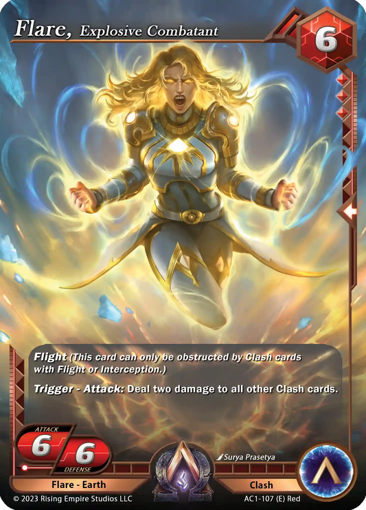 Flare, Explosive Combatant