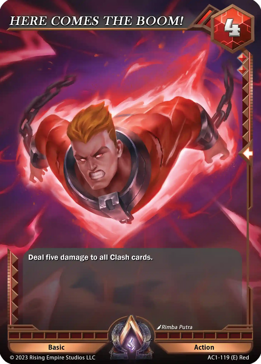 HERE COMES THE BOOM!