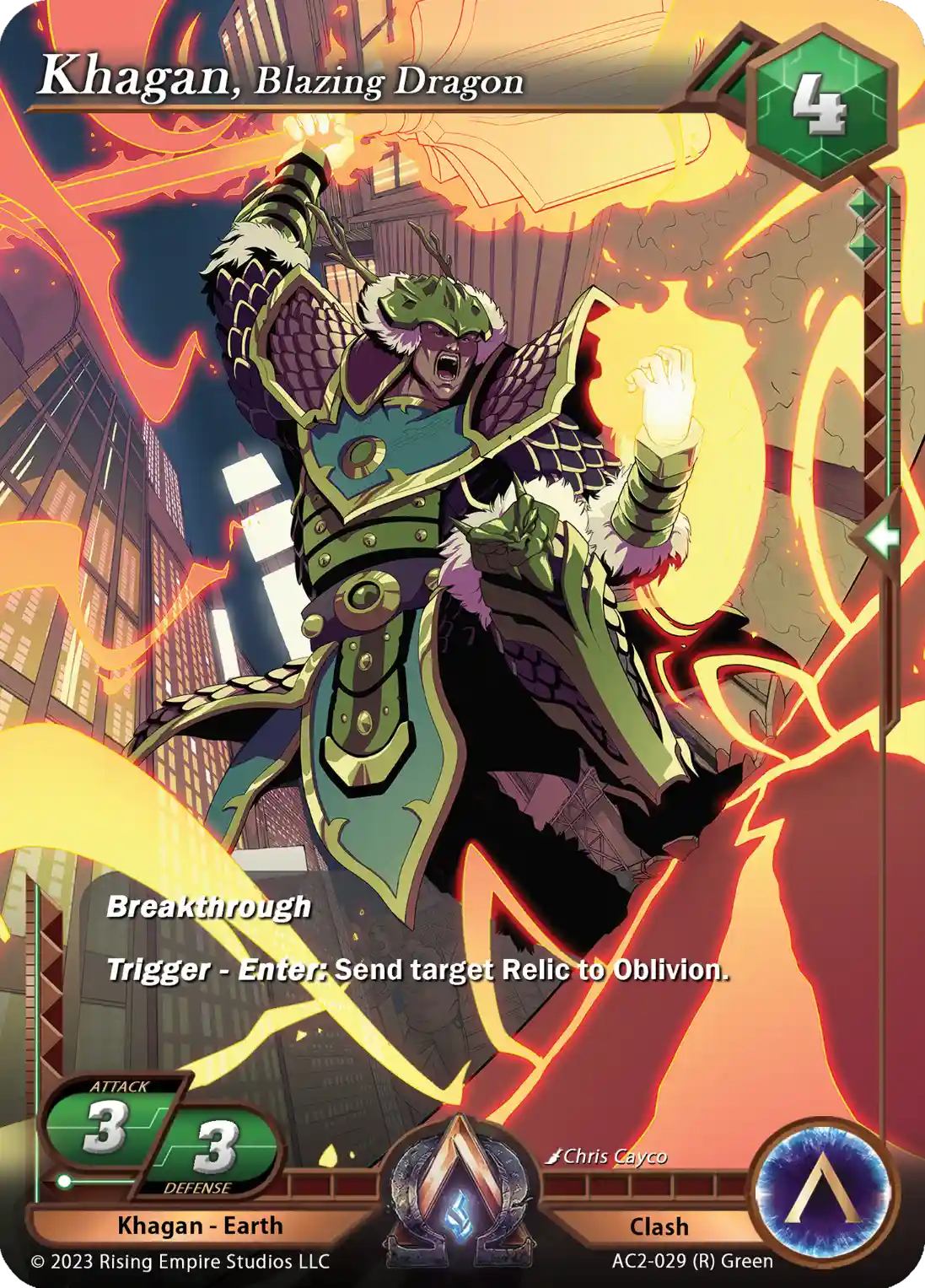 Khagan, Blazing Dragon