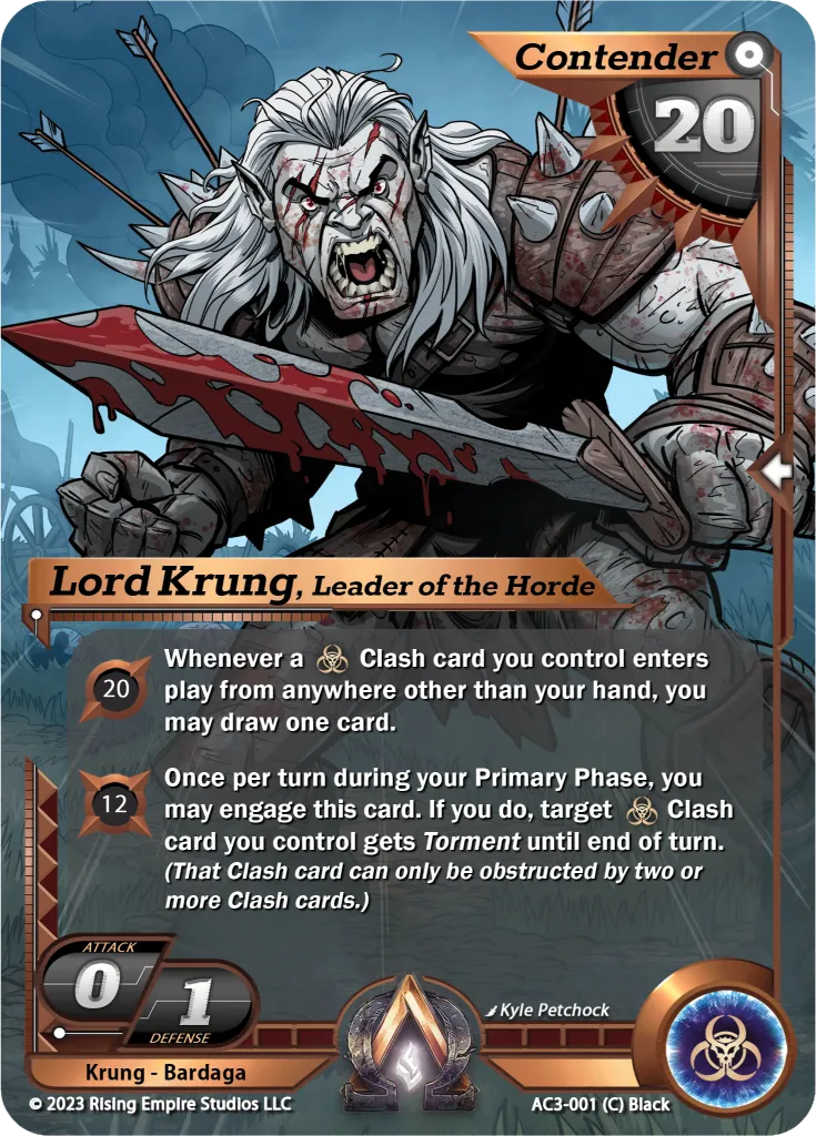 Lord Krung, Leader of the Horde