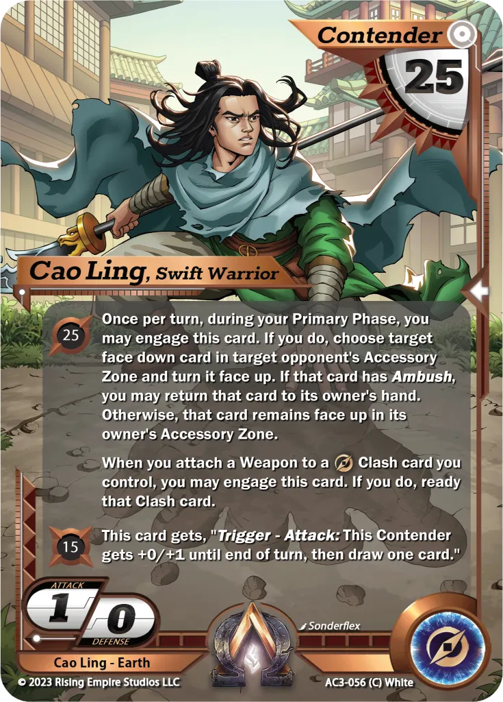 Cao Ling, Swift Warrior