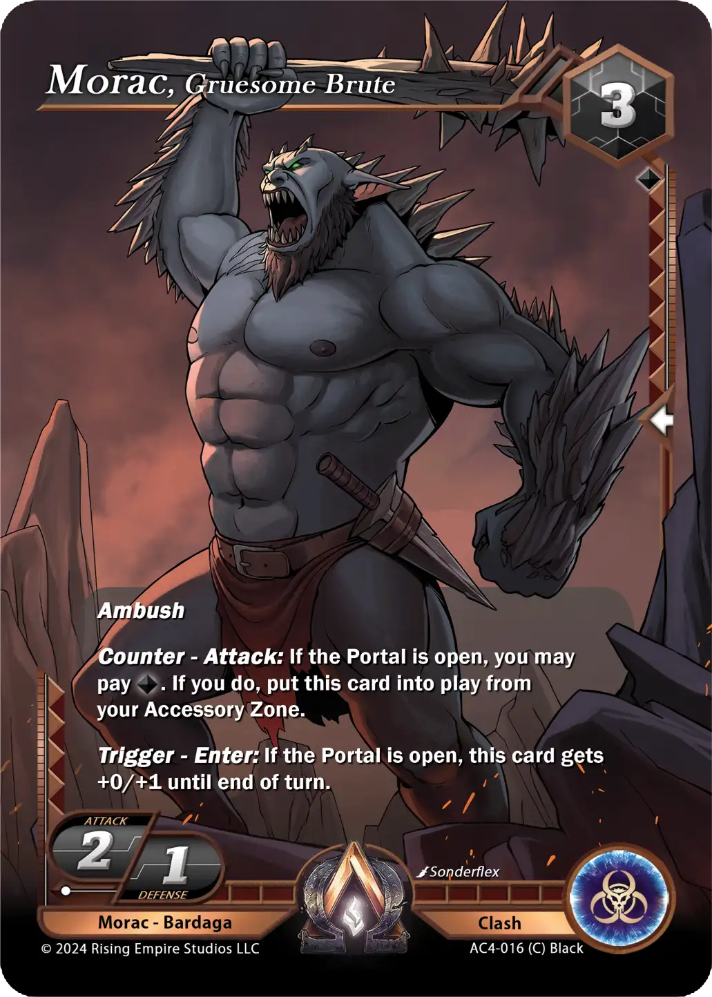 Morac, Gruesome Brute
