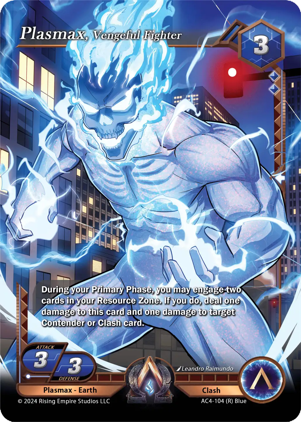 Plasmax, Vengeful Fighter