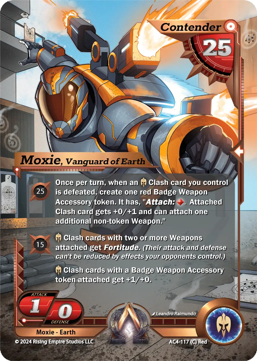Moxie, Vanguard of Earth