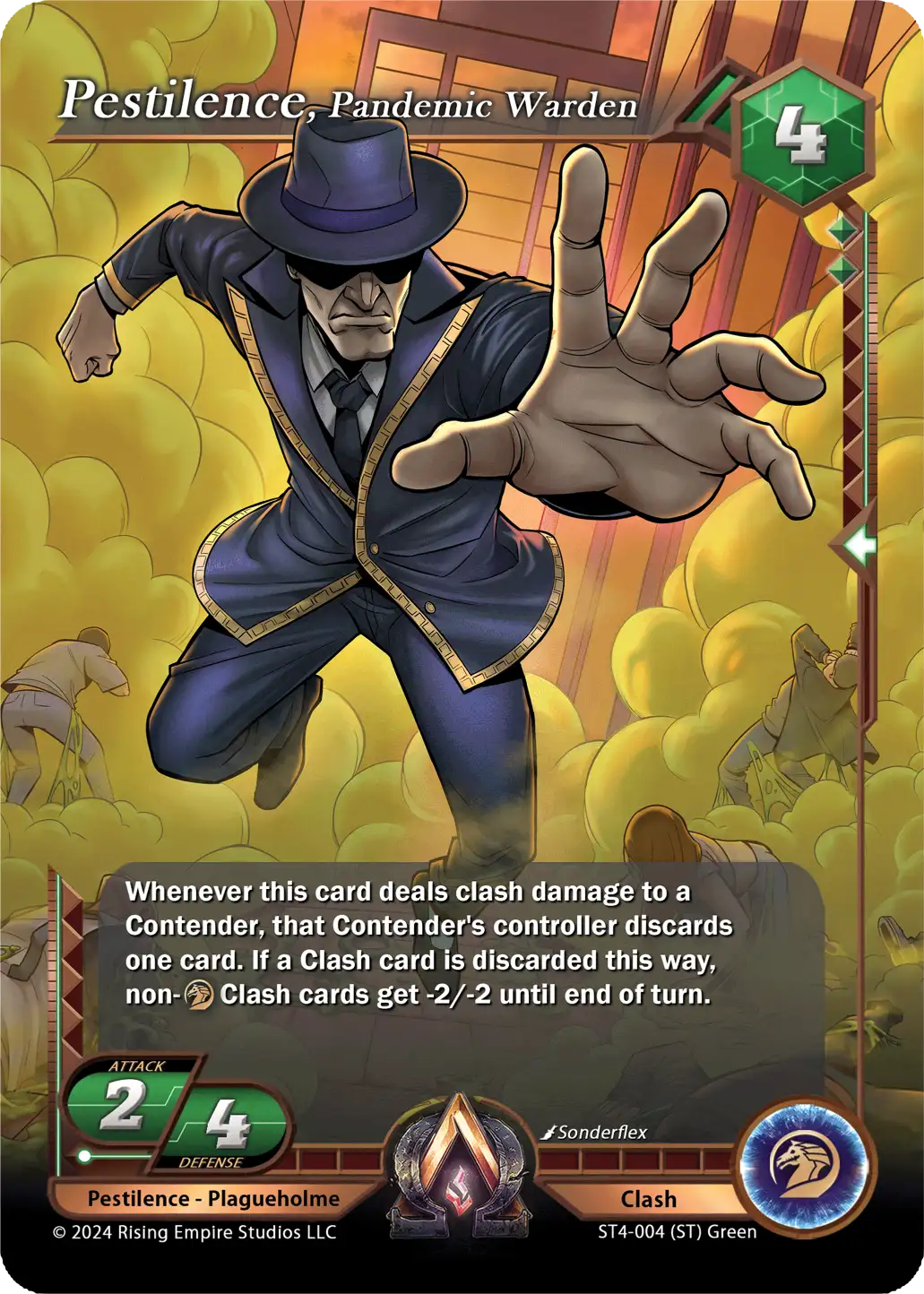 Pestilence, Pandemic Warden