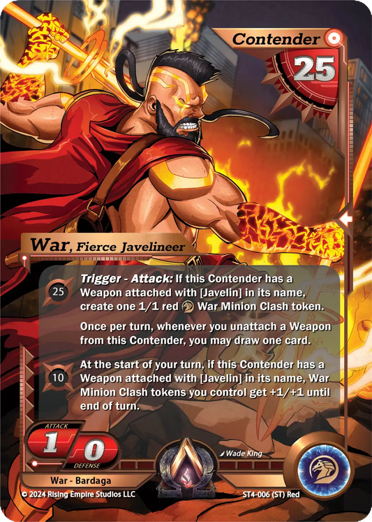 War, Fierce Javelineer