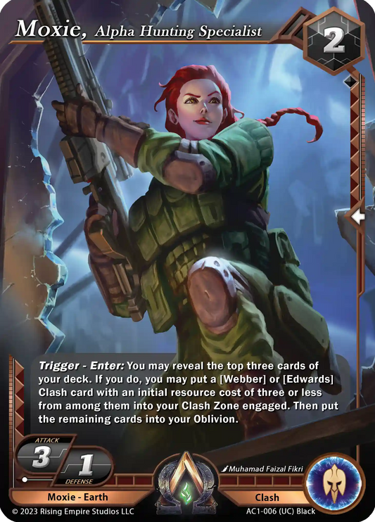 Moxie, Alpha Hunting Specialist