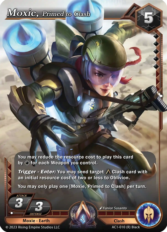 Moxie, Primed to Clash