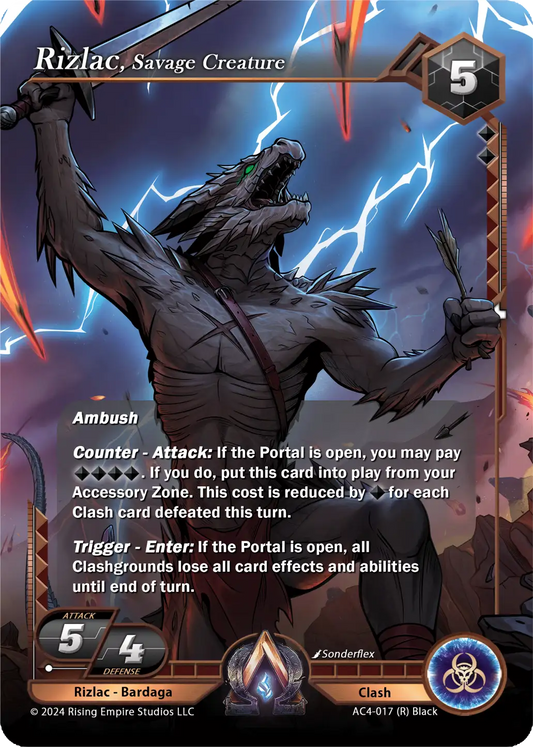 Rizlac, Savage Creature