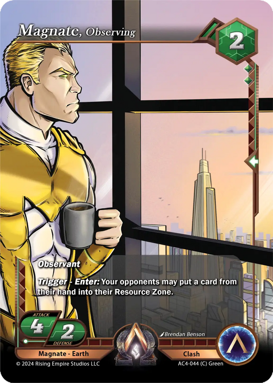 Magnate, Observing