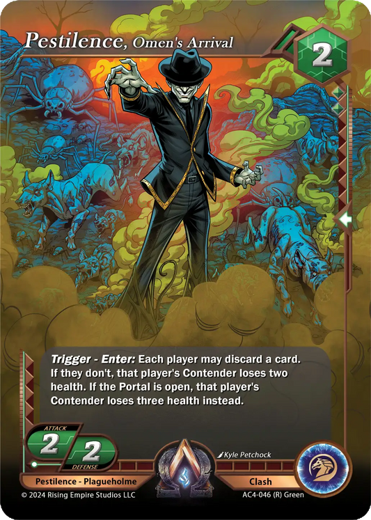 Pestilence, Omen's Arrival