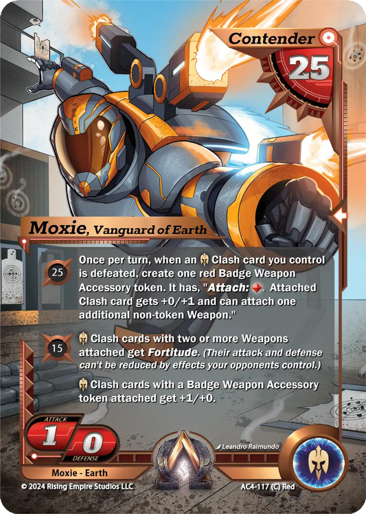 Moxie, Vanguard of Earth