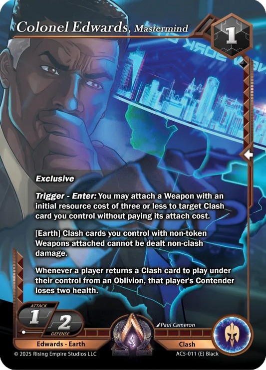 Colonel Edwards, Mastermind