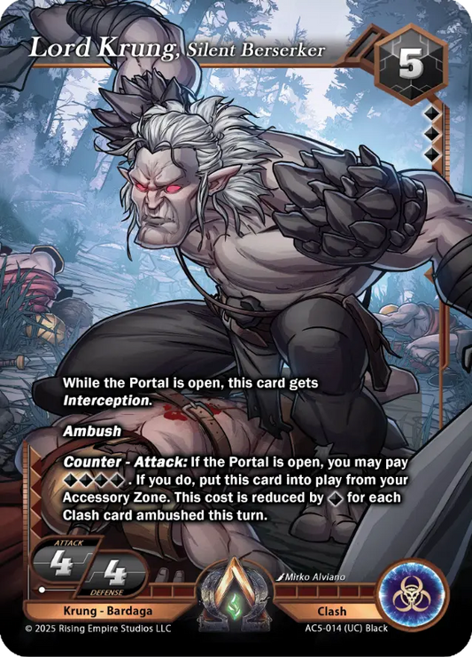 Lord Krung, Silent Berserker