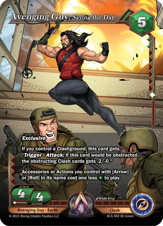 Avenging Guy, Saving Day