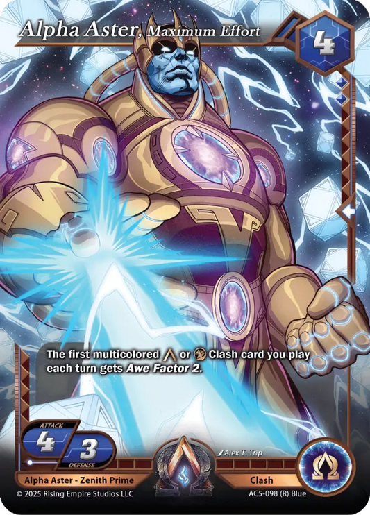 Alpha Aster, Maximum Effort