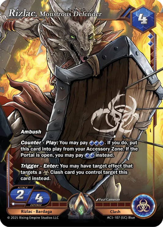 Rizlac, Monstrous Defender
